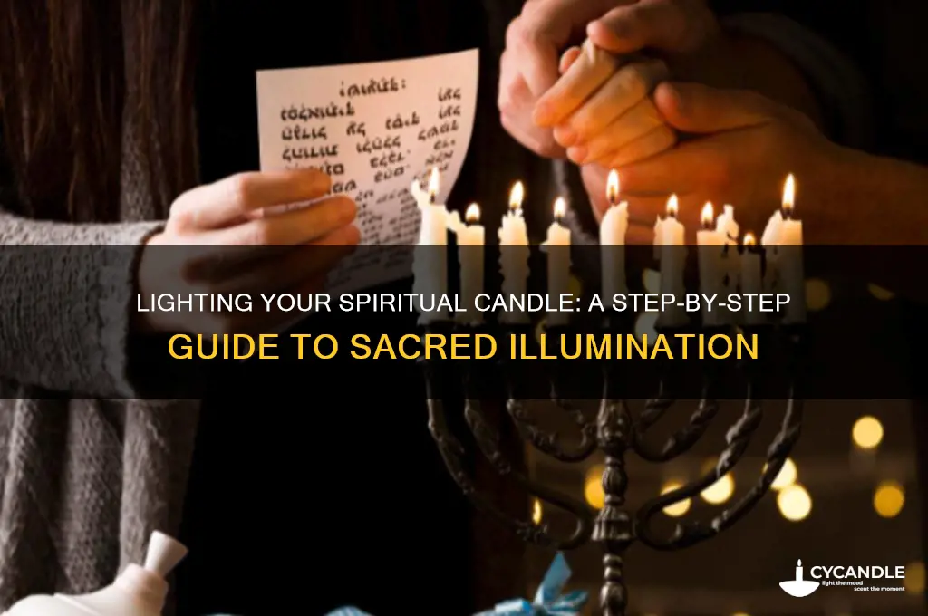 how to put our spiritual candle