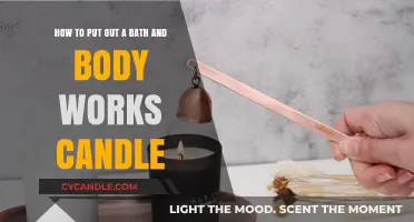 Safely Extinguishing Your Bath & Body Works Candle: A Step-by-Step Guide