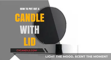 Quick and Safe: Extinguishing Candles Using a Lid Effectively