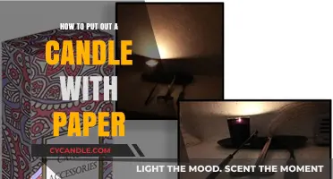Safely Extinguish Candles Using Paper: A Simple, Eco-Friendly Method
