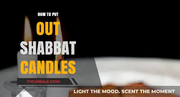 Safely Extinguishing Shabbat Candles: A Step-by-Step Guide for Observance