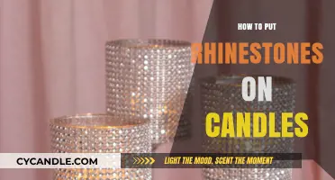 Sparkling DIY: Easy Steps to Adorn Candles with Rhinestones