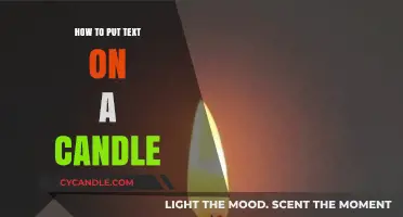 Creative Candle Decor: Easy Steps to Add Text to Your Candles