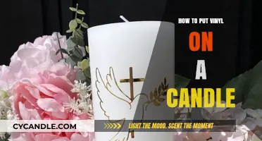 Easy DIY Guide: Applying Vinyl Decals to Candles for Custom Decor