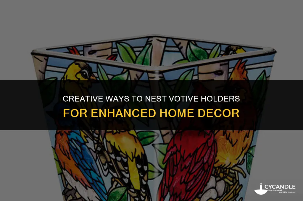 how to put votive holders in votive holders