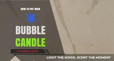 Mastering the Art of Wick Placement in Bubble Candles