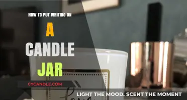 Creative Candle Jar Personalization: Easy Writing Techniques for Unique Decor
