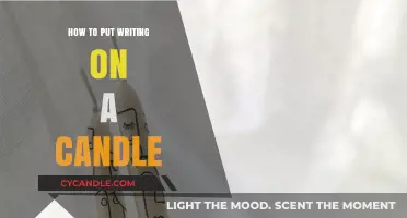 Creative Candle Decor: Easy Steps to Add Writing on Candles