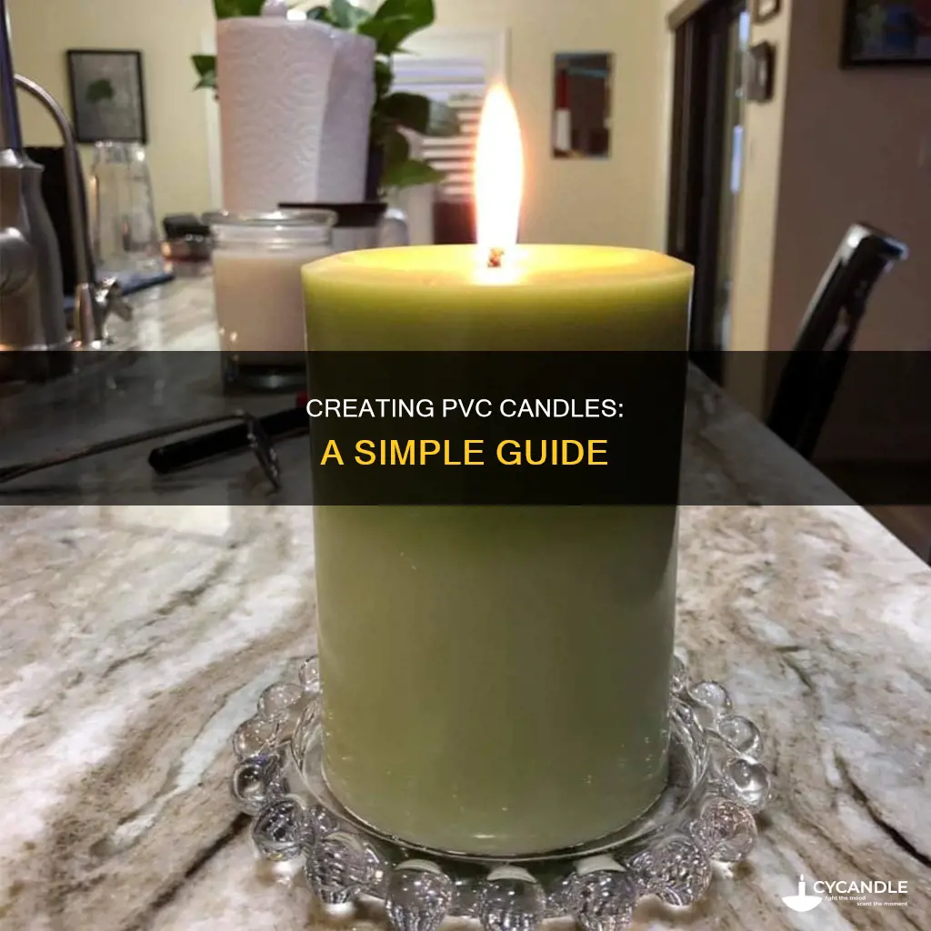 how to pvc candle