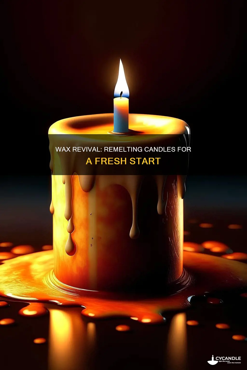 how to re melt a candle
