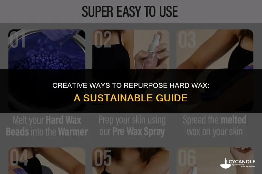 how to re use hard wax