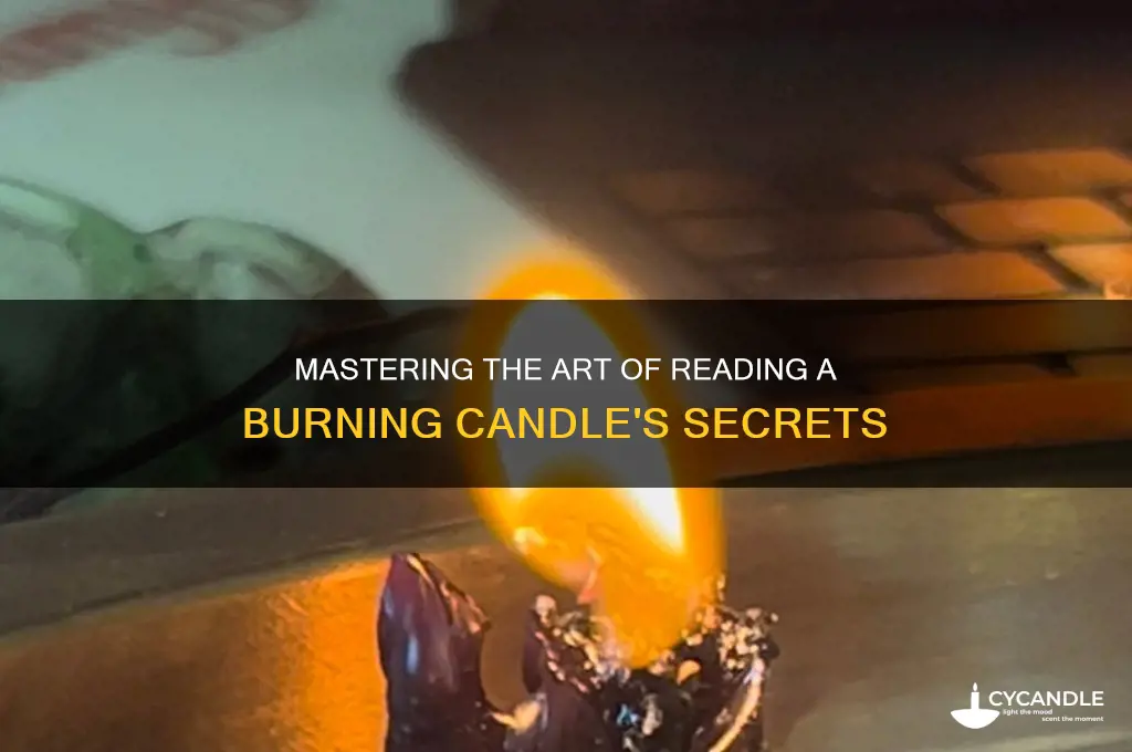 how to read a burning candle