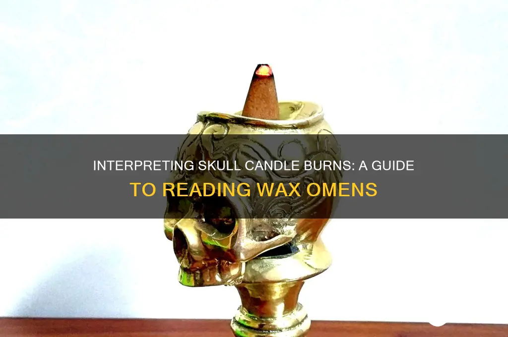 how to read a skull candle burn