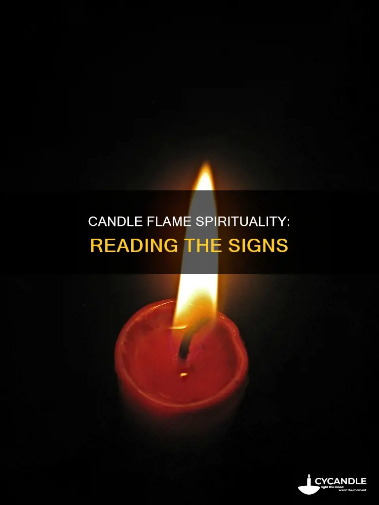 how to read candle flames spiritual