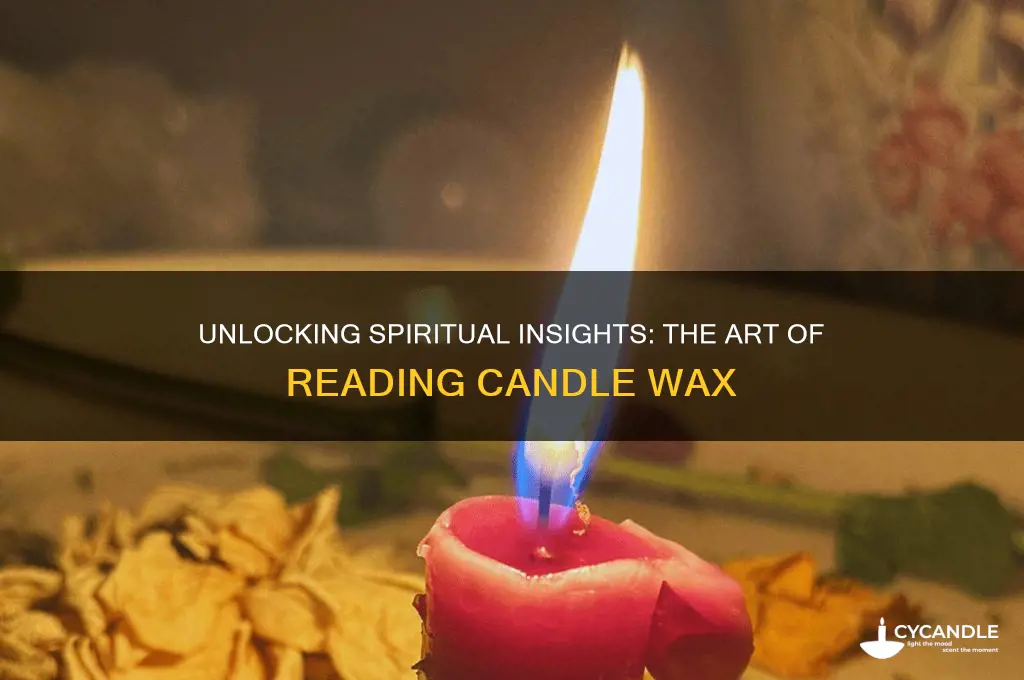 how to read candle wax spiritual