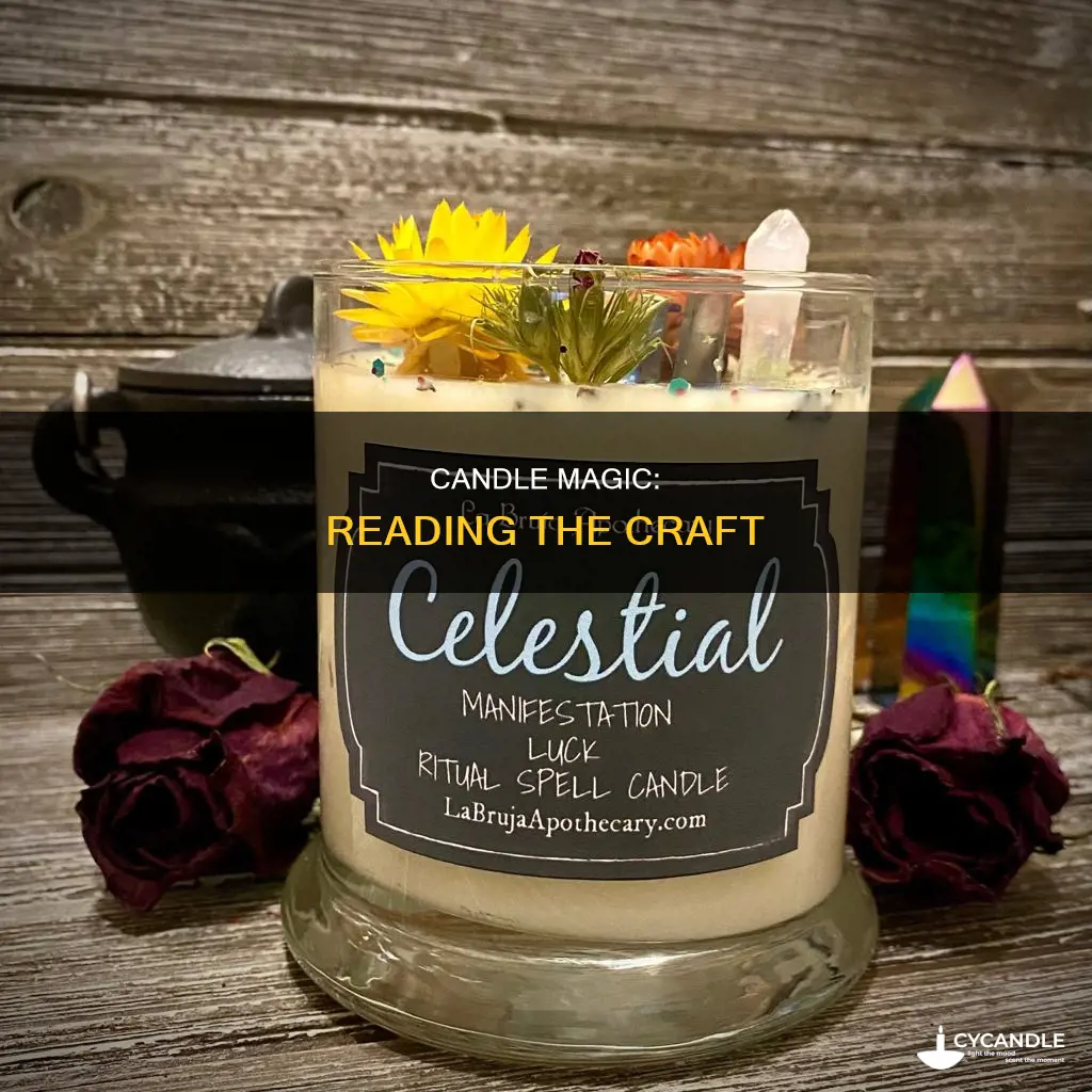 how to read candles witch craft