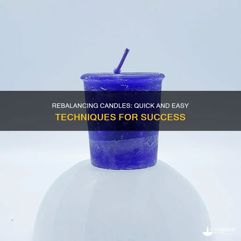 how to rebalance a candle