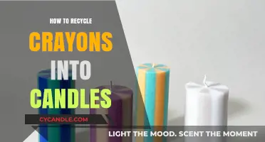 Creative Candle Making: Recycle and Reuse Old Crayons