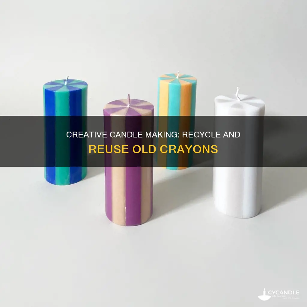 how to recycle crayons into candles