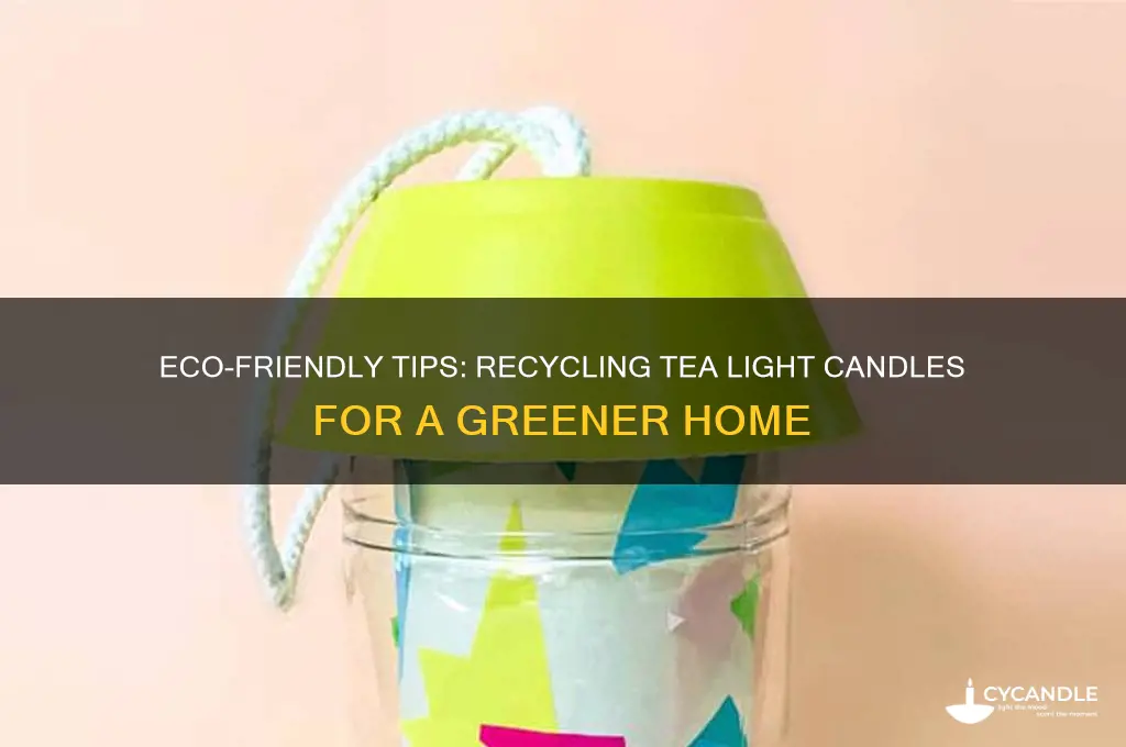 how to recycle tea light candles