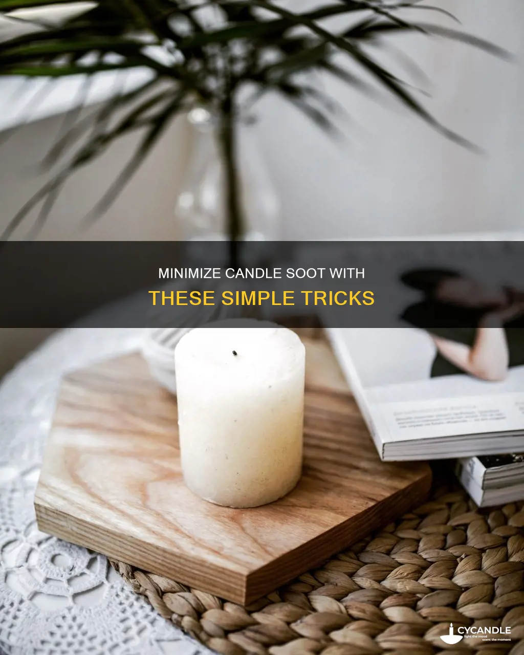 how to reduce candle soot