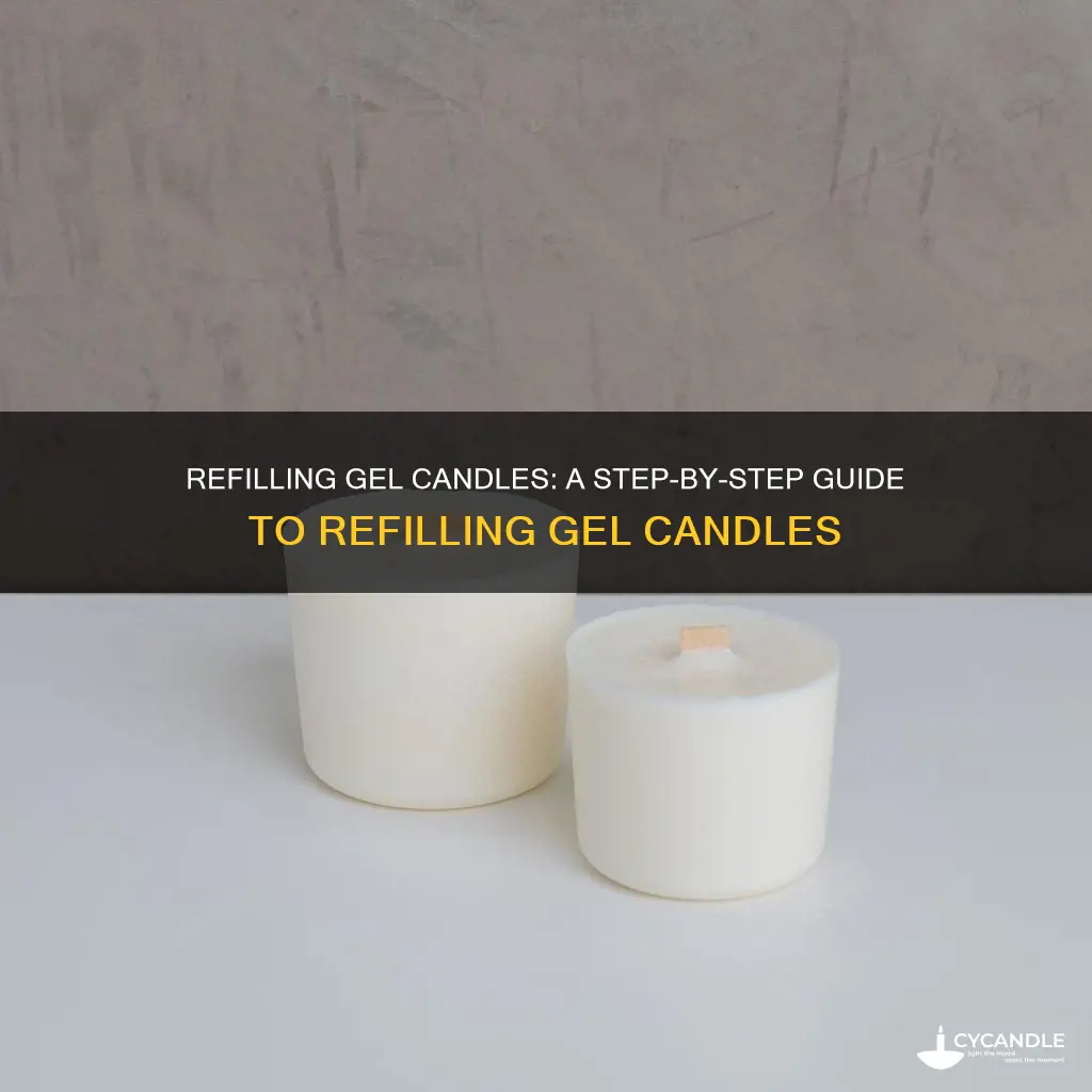 how to refill a gel candle