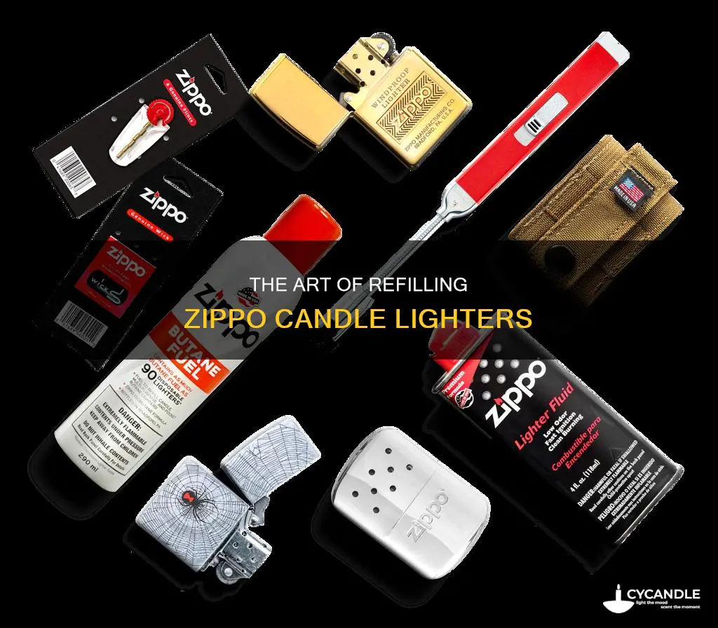 how to refill zippo candle lighters