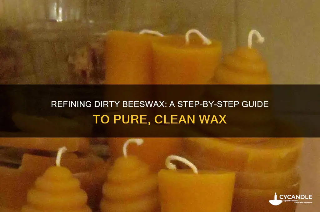 how to refine dirty beeswax