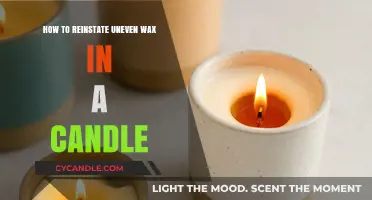 Fixing Uneven Wax: A Guide to Restoring Your Candle's Surface