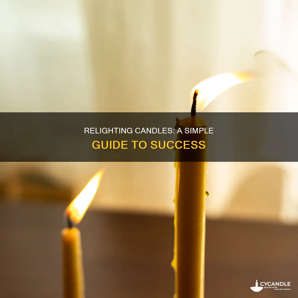 how to relight a candle