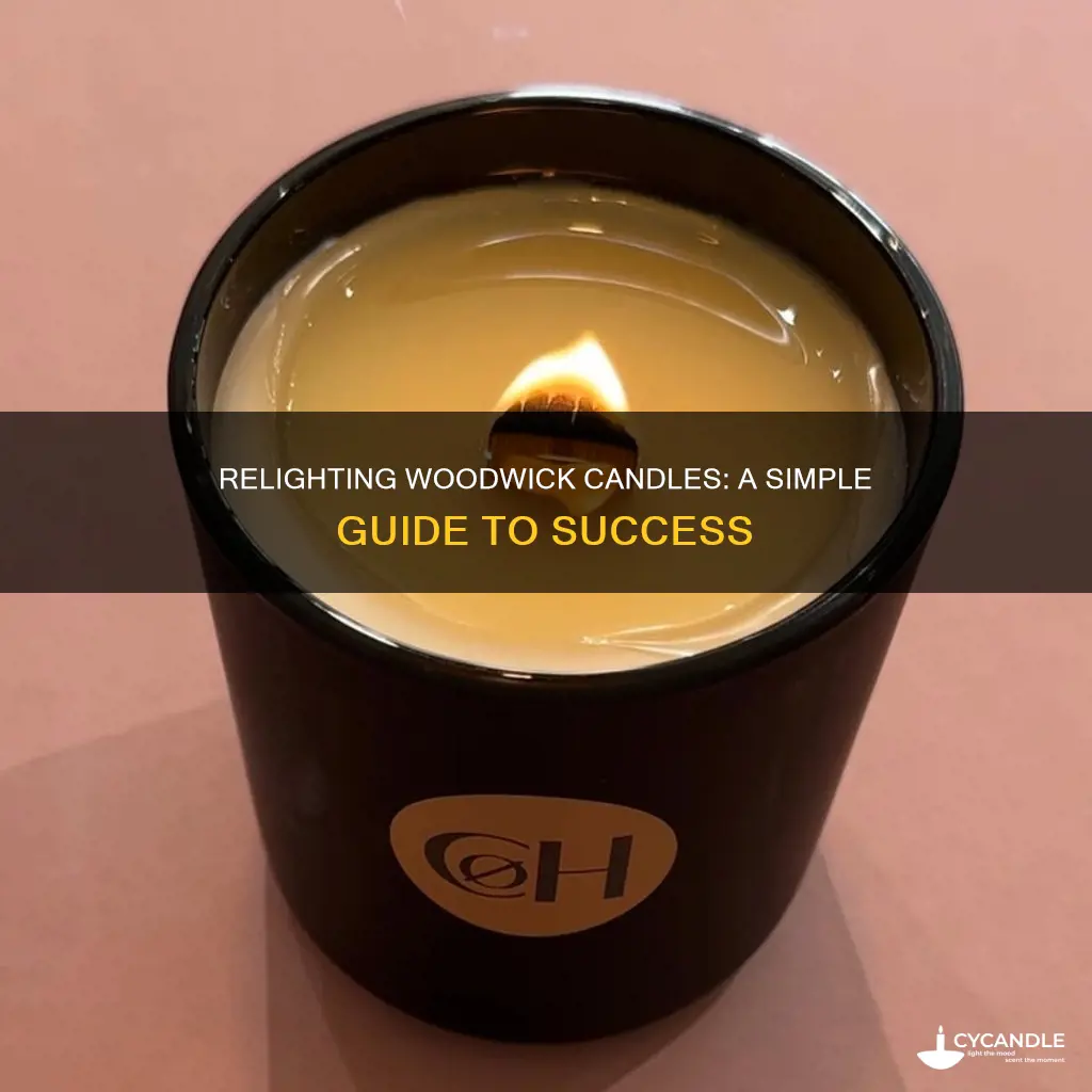 how to relight a woodwick candle