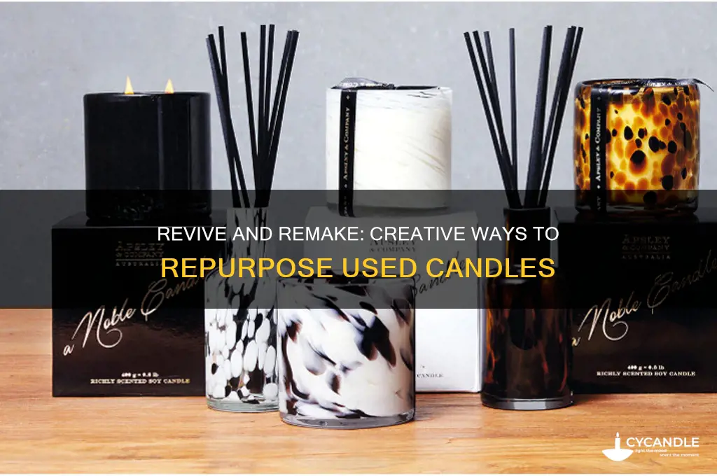 how to remake used candles