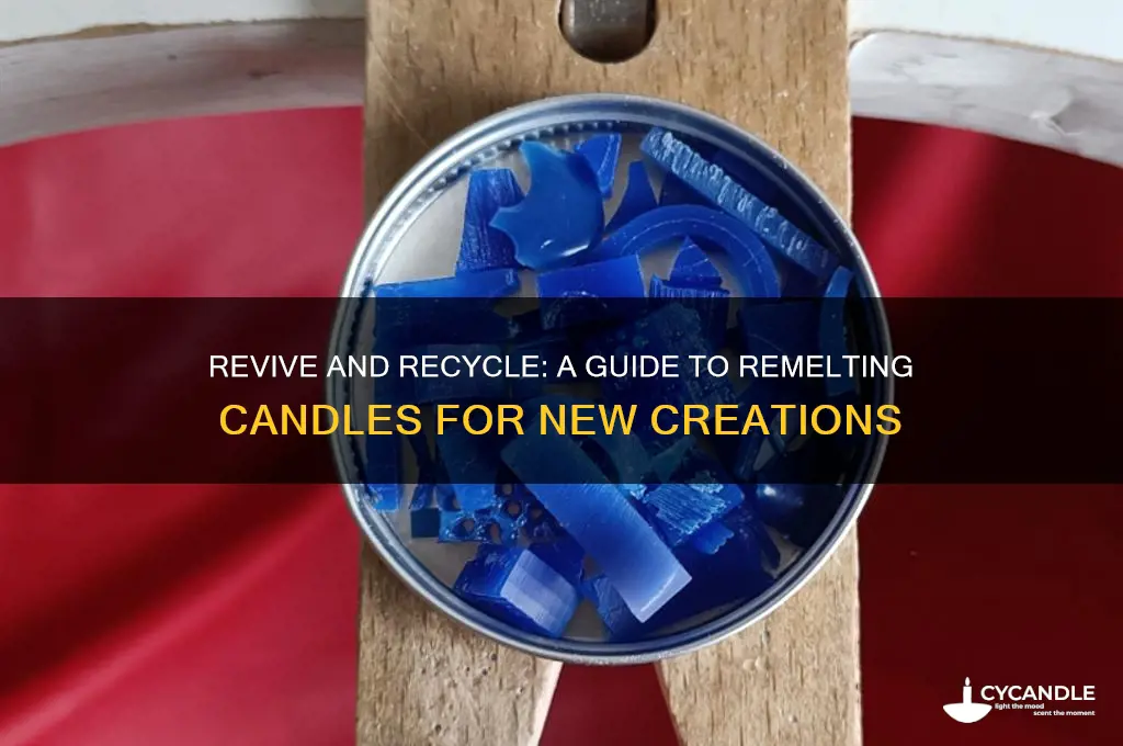 how to remelt candles to make new ones