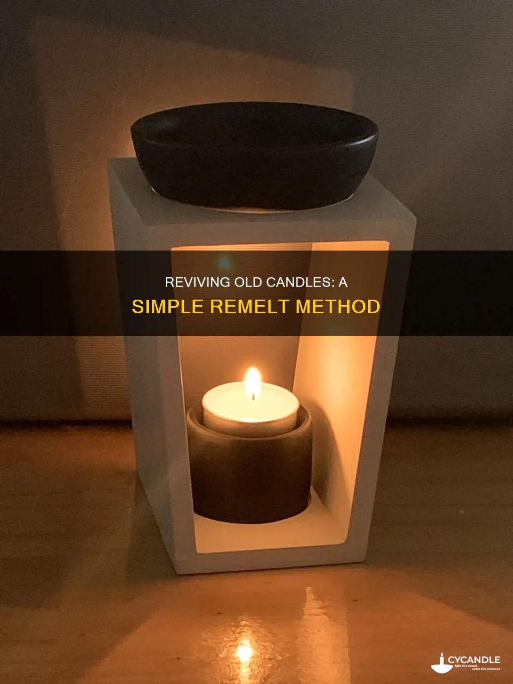 how to remelt old candles