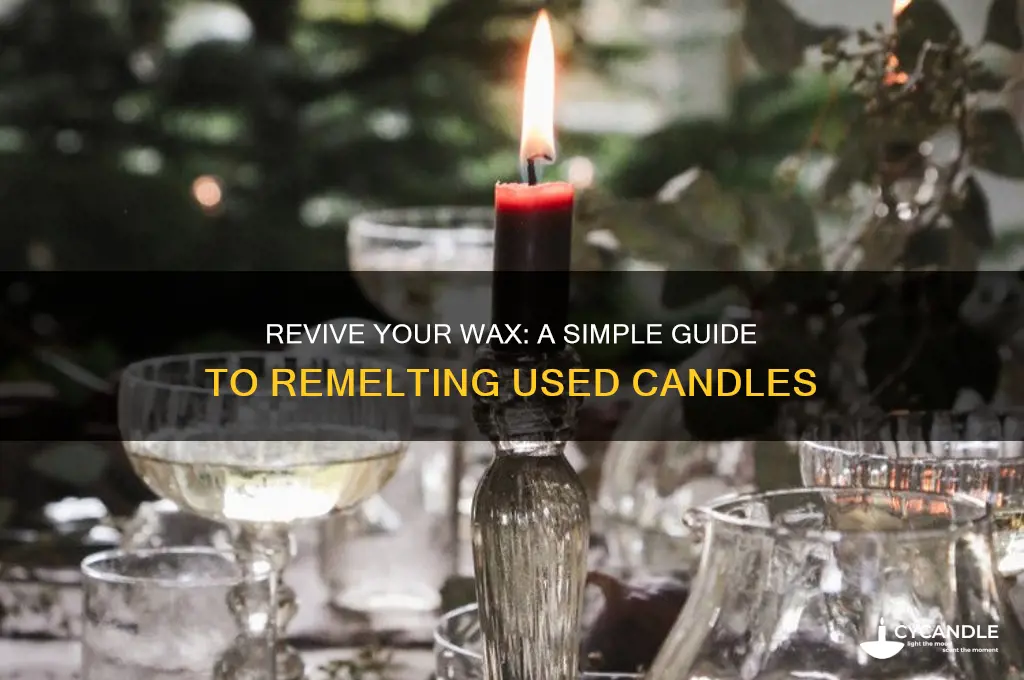 how to remelt used candles