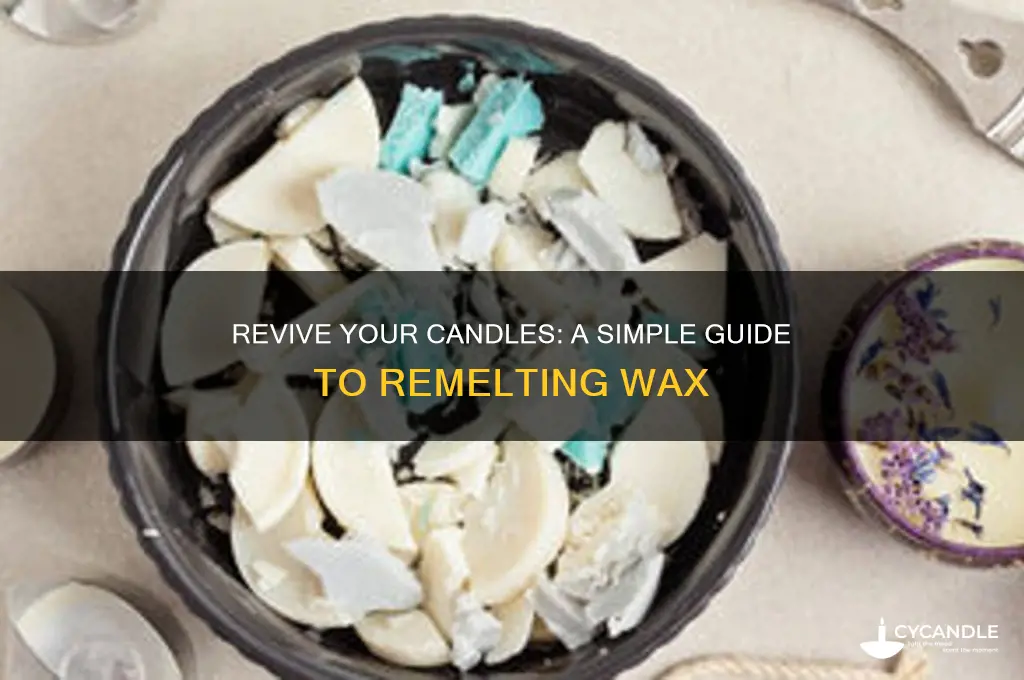 how to remelt wax candles