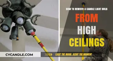 Safely Removing High Ceiling Candle Light Bulbs: A Step-by-Step Guide