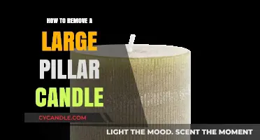 Removing Large Pillar Candles: Quick and Easy Tricks