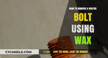 Effective Wax Technique to Remove Rusted Bolts Easily