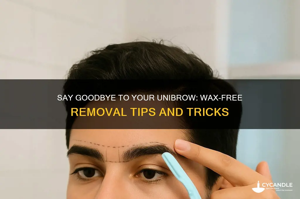 how to remove a unibrow without waxing