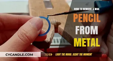 Effective Methods to Remove Wax Pencil Marks from Metal Surfaces