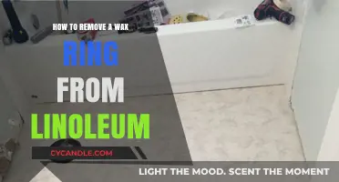Effective Tips for Removing Wax Ring Stains from Linoleum Floors