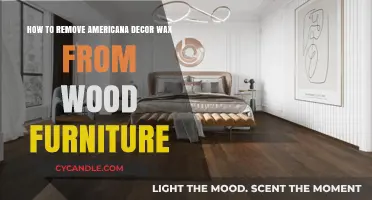 Effortlessly Remove Americana Decor Wax from Wood Furniture: A Step-by-Step Guide