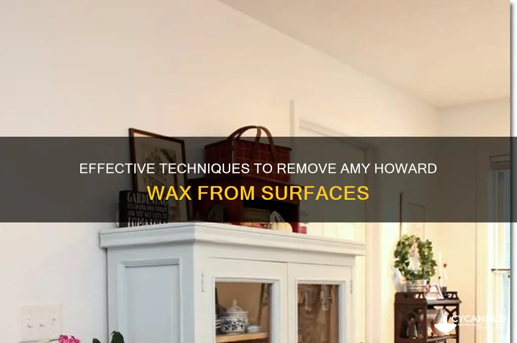 how to remove amy howard wax