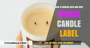 Effortless DIY Guide: Removing Bath & Body Works Candle Labels