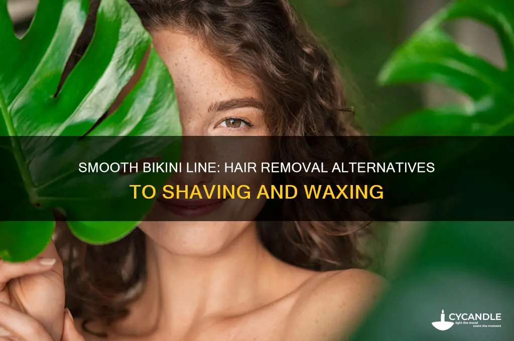 how to remove bikini hair without shaving or waxing
