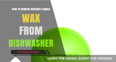 Quick Tips to Safely Remove Birthday Candle Wax from Your Dishwasher