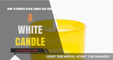 Eradicating Black Candle Ashes from White Candles