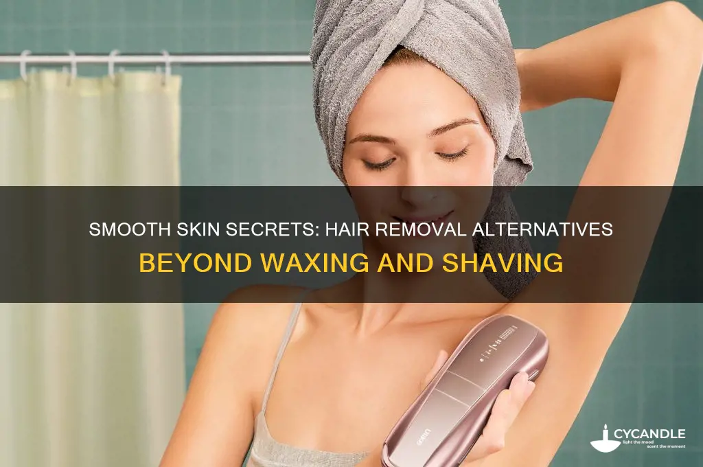 how to remove body hair without waxing or shaving