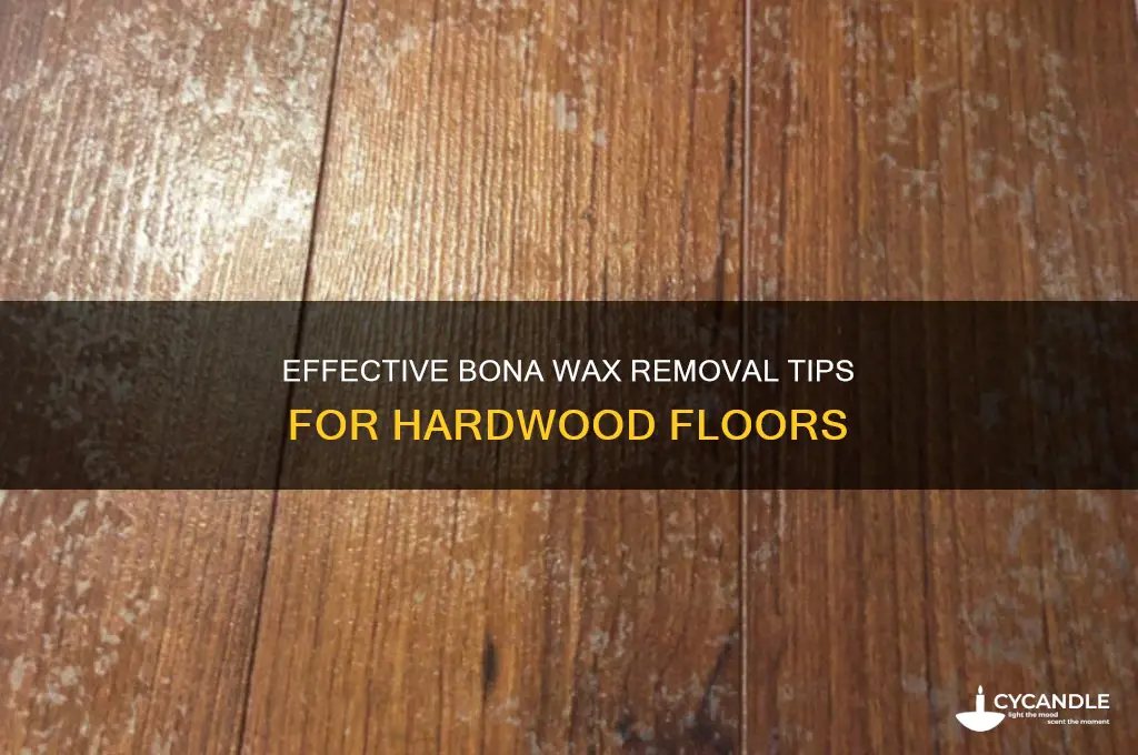 how to remove bona wax from hardwood floors